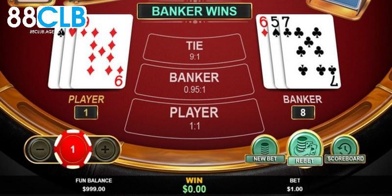 Tựa game Baccarat nổi tiếng tại Casino Online 889CLUB