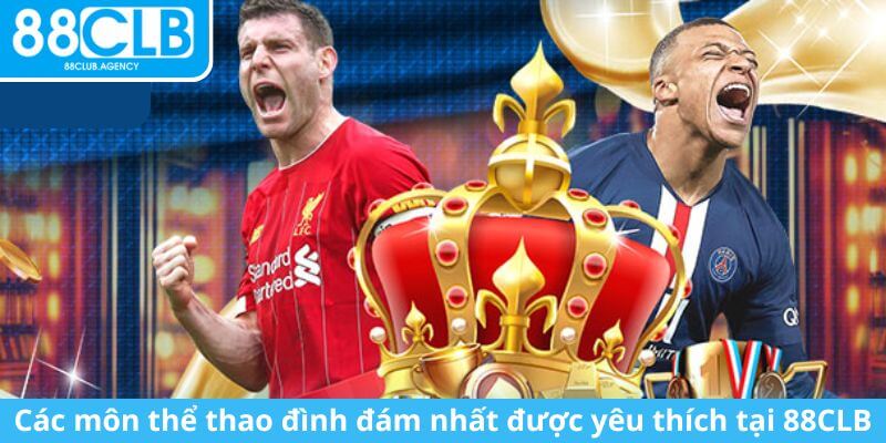 Các môn thể thao đình đám nhất được yêu thích tại 889CLUB